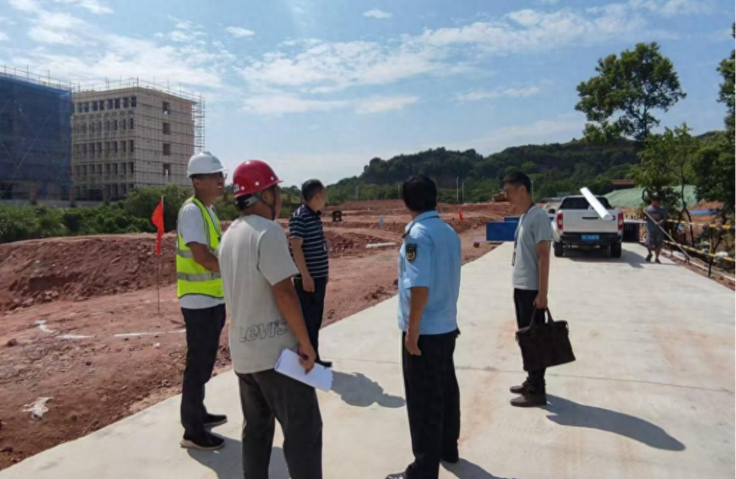 双随机、一公开跨部门联合执法，为贵溪市芗溪大桥新建工程保驾护航  第1张