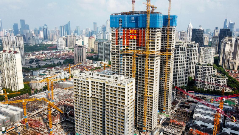 上海最高纯钢结构超高层住宅全面封顶，中建一局一公司再创辉煌  第4张