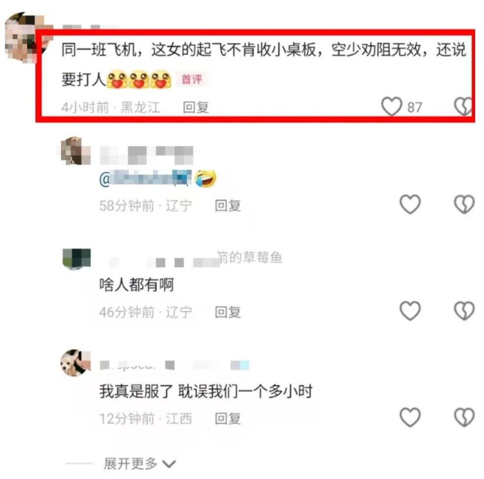 女子自称高校老师，辱骂殴打空少还放狠话！网友：耽误我们一个多小时  第2张