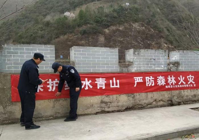 汉中市略阳县公安局森林警察大队多举措筑牢森林防火屏障  第3张