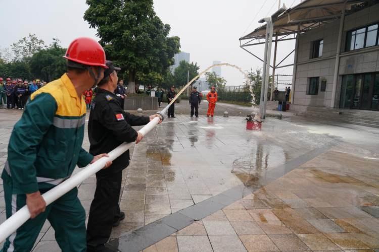 第 33 个全国消防日，江北区这场消防演练太震撼了  第3张
