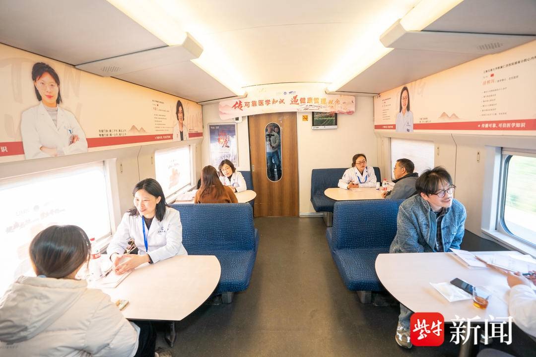 长三角超级大环线列车变身移动诊室，8位专家随车义诊，健康服务直达旅客心坎  第2张