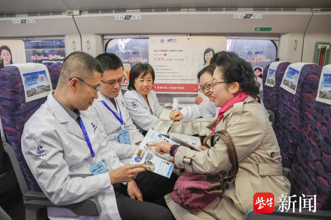 长三角超级大环线列车变身移动诊室，8位专家随车义诊，健康服务直达旅客心坎  第3张