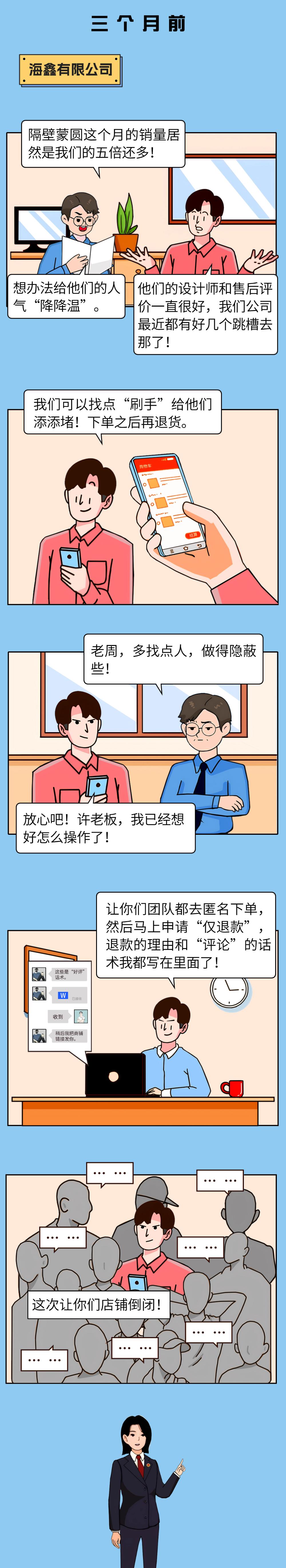 恶意差评触碰法律红线，企业如何维护商业信誉？检察官提醒：网络不是法外之地  第4张