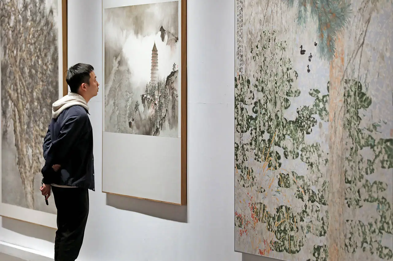 湖山胜处：浙江画院四十年成果汇报展，古韵与现代的完美交融  第3张