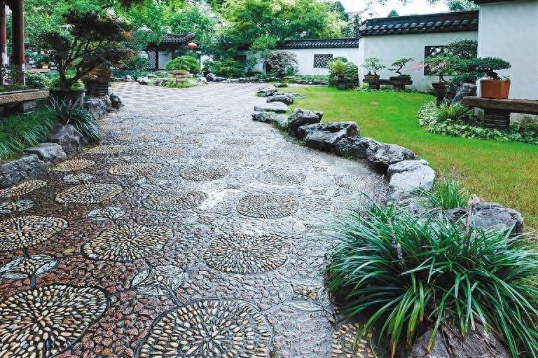 江南园林：花街铺地，地上绣花，步步生景  第1张