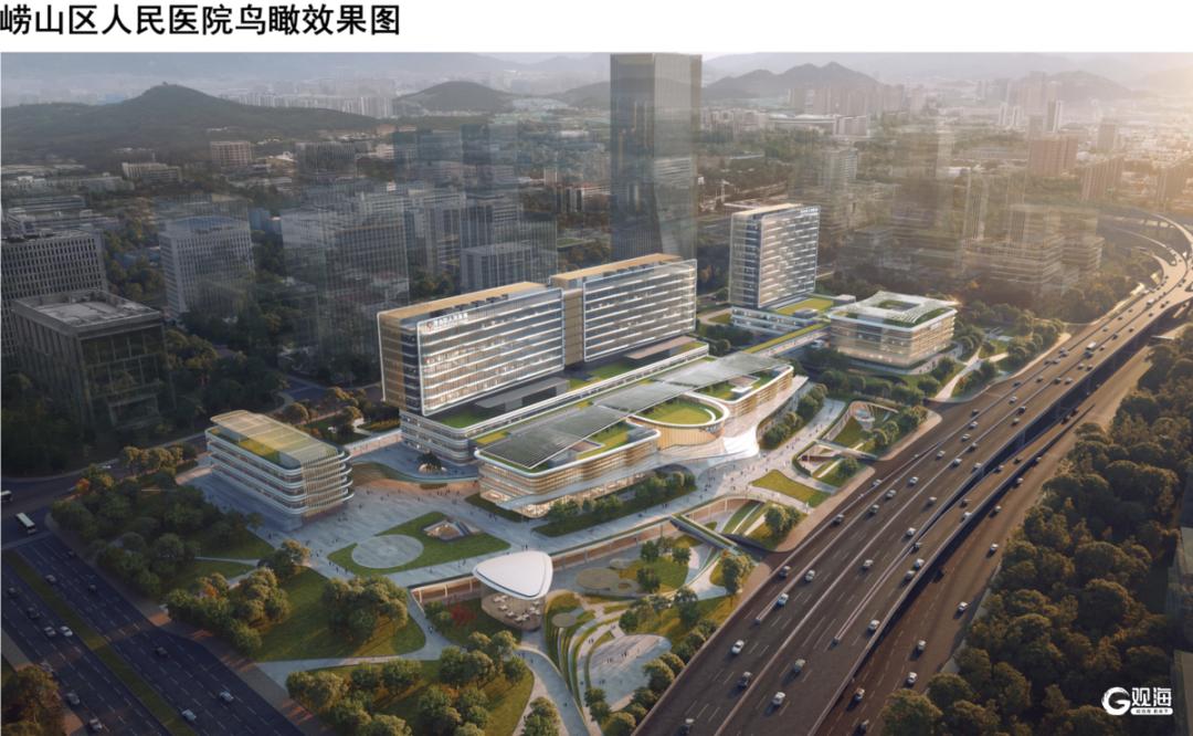 26.8 亿投资！崂山区人民医院项目奠基，28 个月后将成为区域医疗服务中心