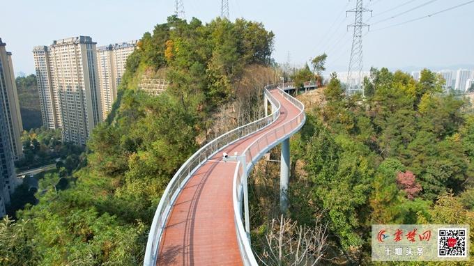 十堰主城区健康步道一期二标段 11 月 10 日开放，记者提前探访，带你领略绝美风景  第3张