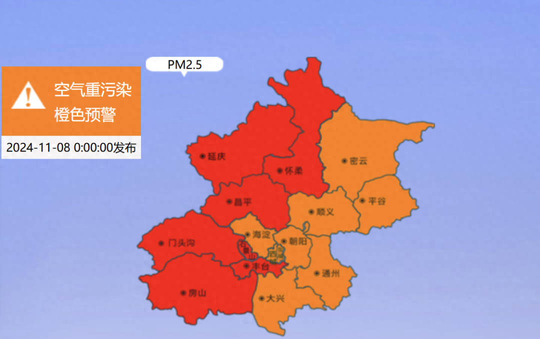 北京秋季天气异常！大雾显著偏多，空气质量中度污染，原因究竟为何？  第1张