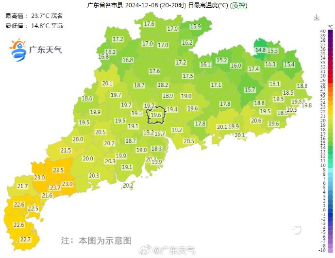 未来一周冷空气无缝衔接，气温溜滑梯下行，南方入冬加速，广东绿鸡腿频现  第4张