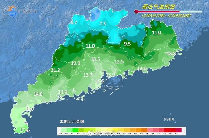 未来一周冷空气无缝衔接，气温溜滑梯下行，南方入冬加速，广东绿鸡腿频现  第7张