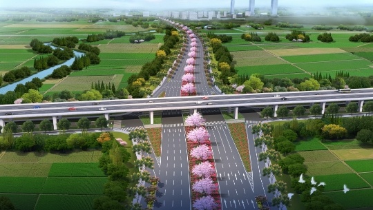 余杭良睦路工程即将通车，双向4车道设计，城市主干道新标杆  第3张