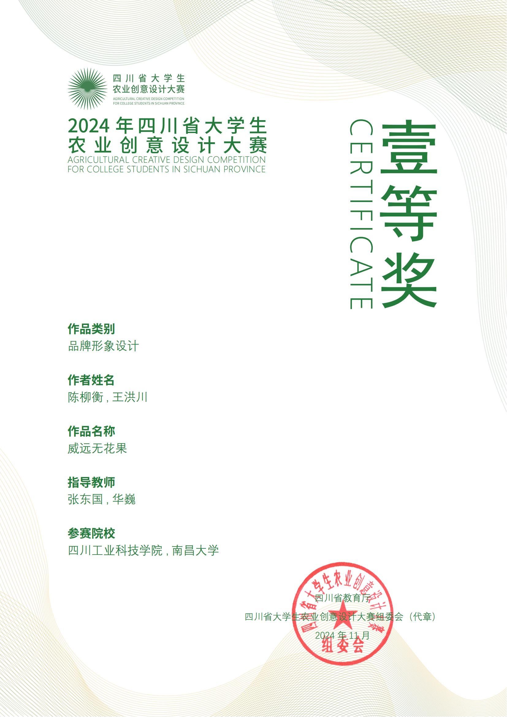 四川工业科技学院学子在农业创意设计大赛中大放异彩，斩获多项大奖  第2张