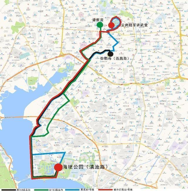 昆明 14 条公交线路优化调整，你常坐的那趟车有变化吗？  第4张