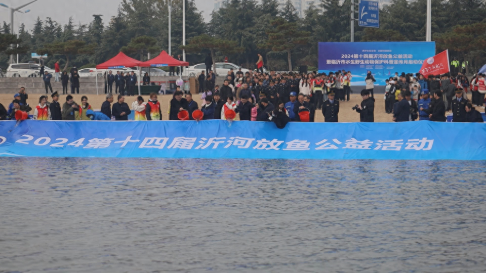 109.9 万尾鱼苗游进沂河！这场盛大的放鱼公益活动，你参与了吗？  第1张