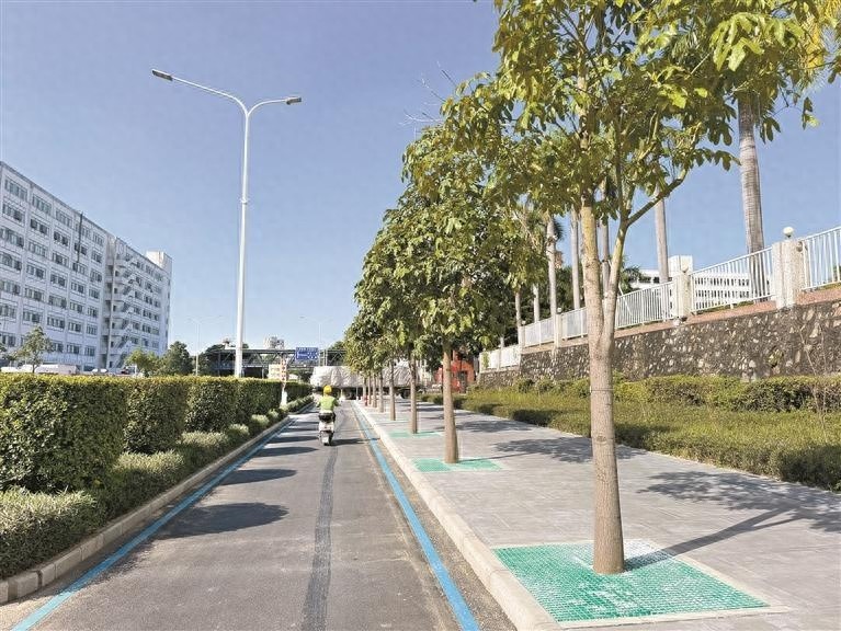 福德路大变身！非机动车道、人行道全新改造，市民出行更便捷，你感受到了吗？  第1张