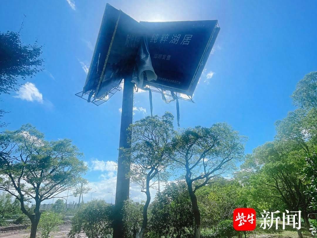 太仓市娄东街道积极开展户外广告设施检查整改工作，守护群众生命安全  第1张