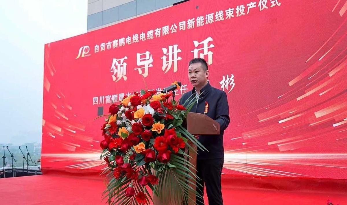 投资 6000 万，仅用 1 年！自贡这家公司新能源线束生产线竣工投产  第2张