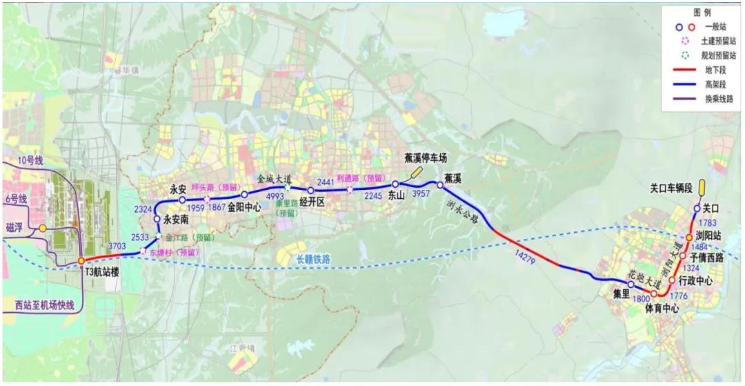 总投资约 182.75 亿！湖南首条市域轨道线——长浏快线正式开工  第2张