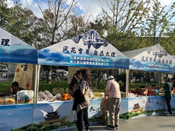 2024 年大理特色产品上海推介会开幕，诺邓火腿、墨红玫瑰等特色农产品等你来尝  第1张
