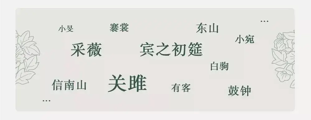 揭秘：这些名人的名字竟都源自诗经，你知道吗？  第4张