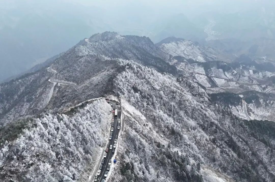 杭州山区已飘雪！未来三天雨夹雪持续，主城区会迎来初雪吗？  第2张