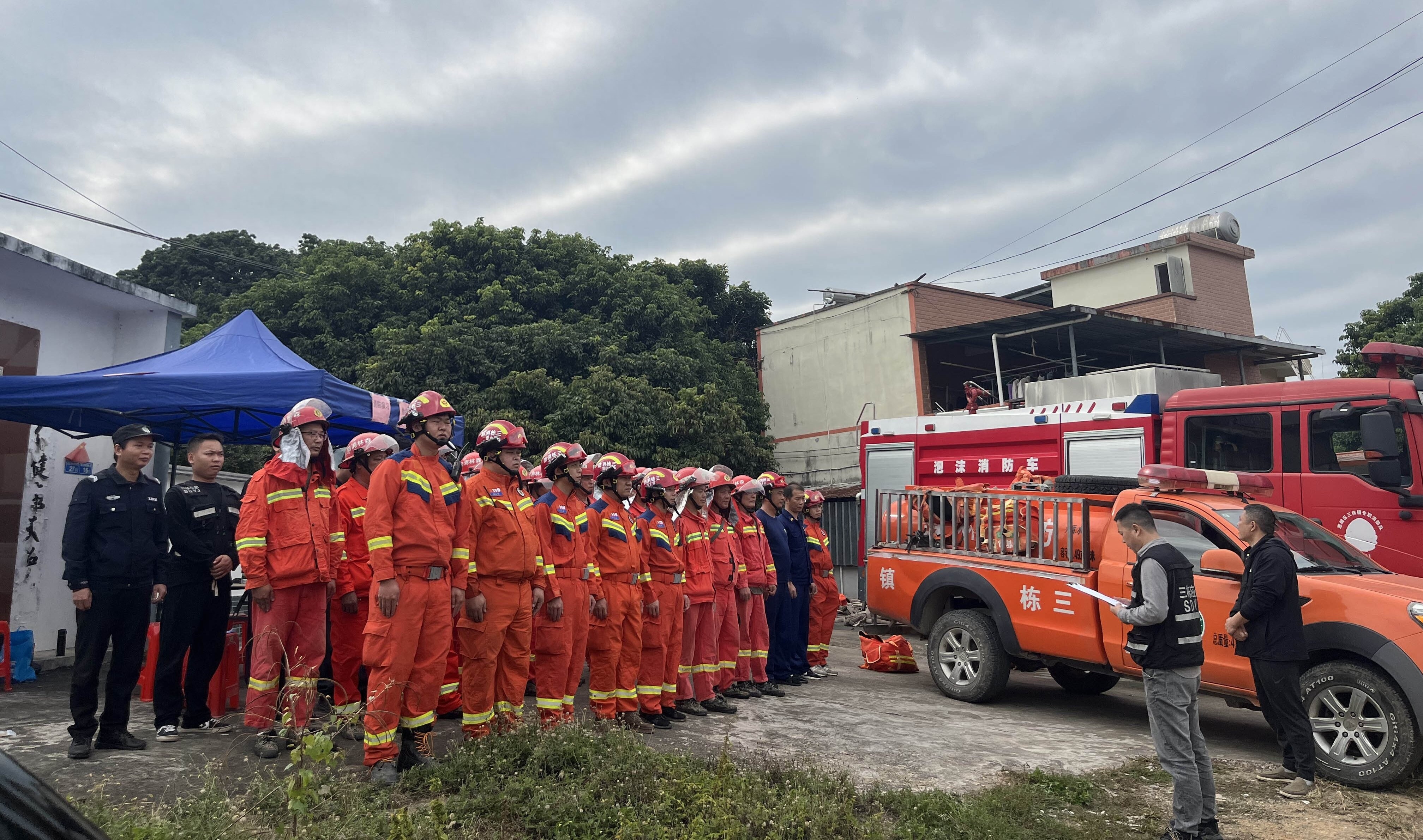 惊！惠城区三栋镇突发森林火灾，40人紧急救援演练全程曝光