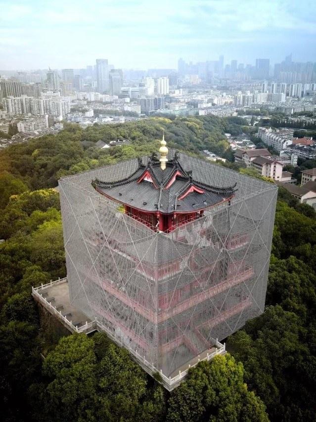 24 年后首次大规模整修！杭州吴山城隍阁即将暂别市民游客  第7张