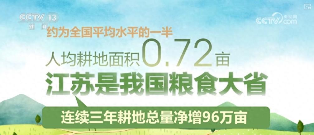 江苏耕地总量连续三年净增 96 万亩，它是怎么做到的？
