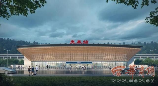 岚皋站建设火热推进，西渝高铁康渝段进度加快  第3张