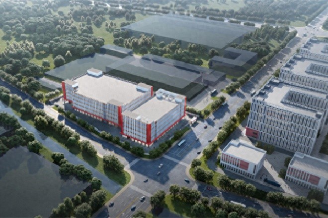 中欧国际园科学仪器分园建设进度曝光!明年8月完工,红白建筑风格抢先看 第1张 中欧国际园科学仪器分园建设进度曝光!明年8月完工,红白建筑风格抢先看 第1张