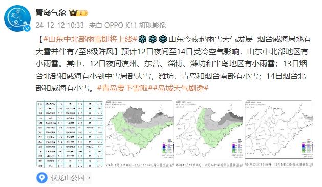山东即将迎来大风+雨雪双重考验，这些地区将受严重影响  第2张