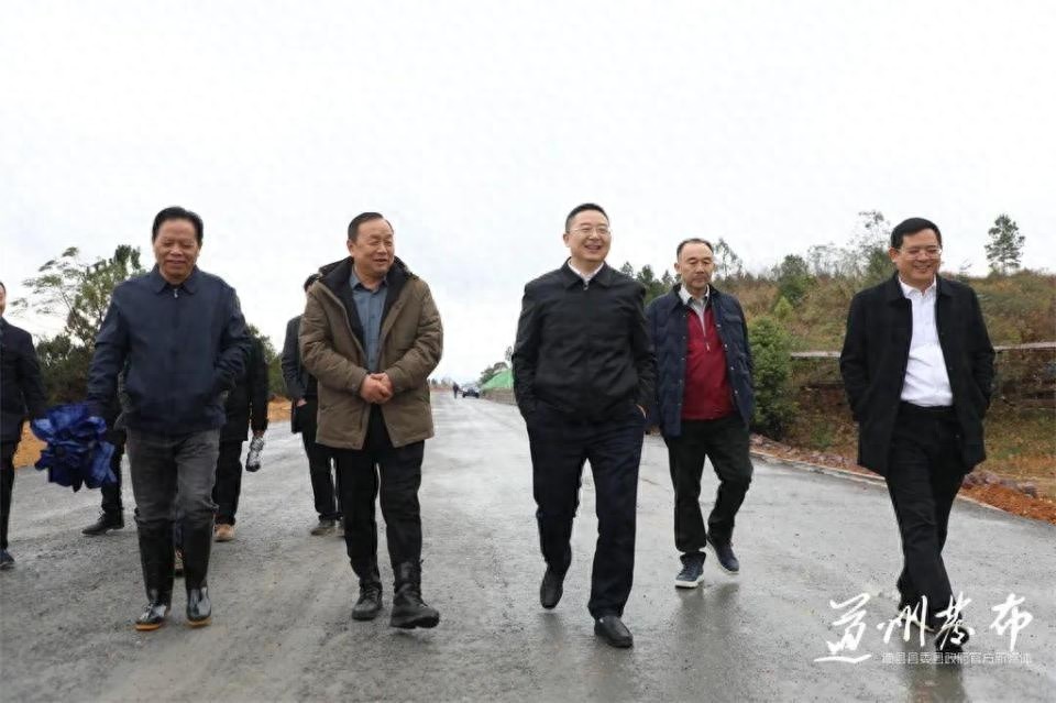 道县县长刘华中实地调研上坦公路，58公里项目关系15万群众出行