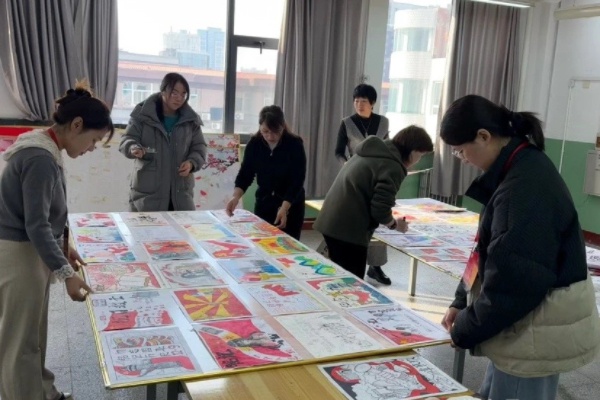 铭记一二·九，唱响青春梦：临汾八中校园歌手大赛与绘画展，激发爱国情怀  第3张