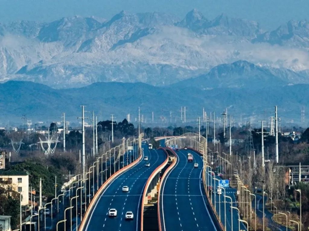 成都交通大升级！天府大道北延线濛阳段正式通车，彭州片区路网再升级