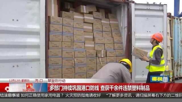 海南禁塑新规后首次查获大规模违禁塑料制品，一千多件违禁品被拦截  第2张