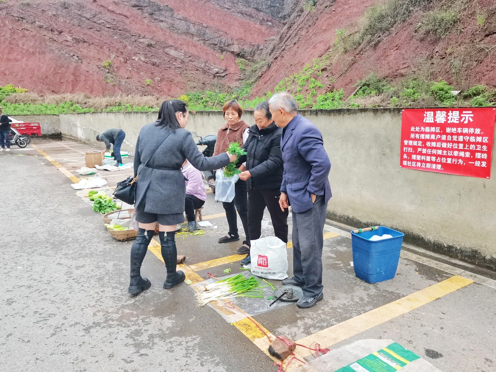 揭秘富顺县潮汐市场：免费摊位如何让菜农和居民双赢？  第2张