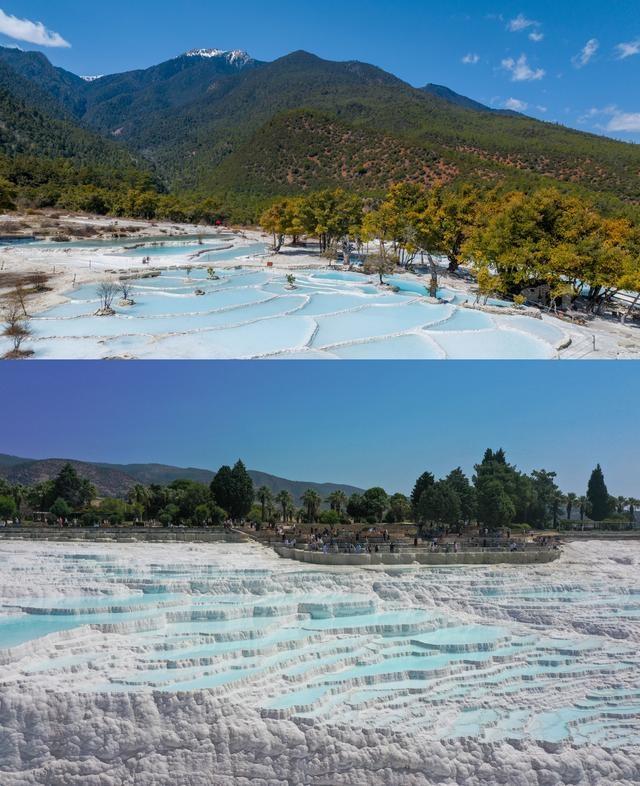 中国竟有一个地方和土耳其棉花堡一模一样  第2张