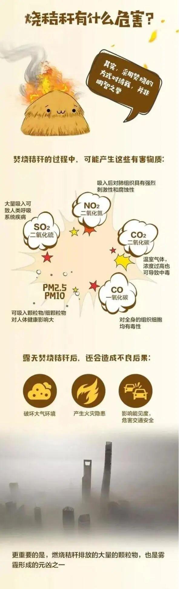 内江市发布通告：秸秆全域禁烧，全年全时段禁烧  第2张