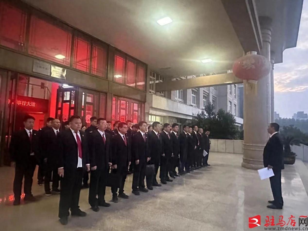 执行不停歇！上蔡县人民法院 30 余干警清晨出击，拘传 6 人，执行到位 80.7 万元  第1张