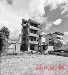 630 余平方米违建被强制拆除！长乐区鹤上镇拆违行动获赞