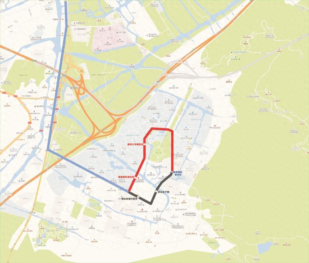 注意！温州 5 条公交线路因道路施工将临时改道，快看看有你常坐的吗？  第1张