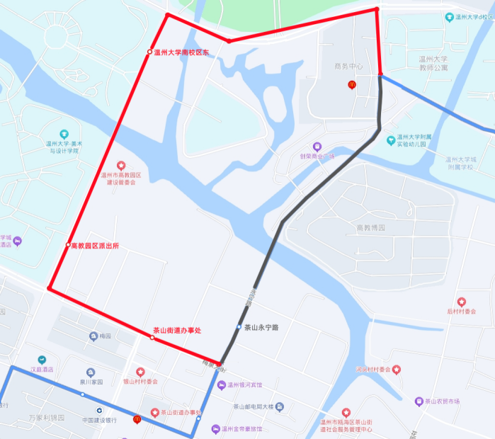 注意！温州 5 条公交线路因道路施工将临时改道，快看看有你常坐的吗？  第2张