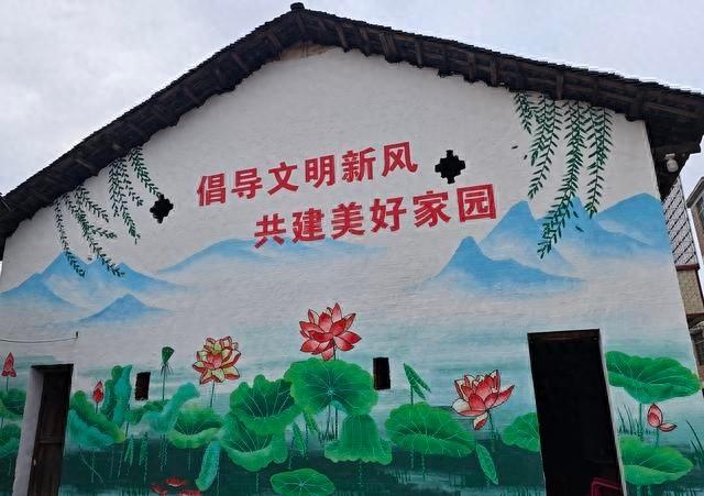 新田县金盆镇墙绘文化：美化环境，传递文明，助力乡村治理  第1张