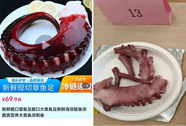 网购大章鱼足调查：你收到的究竟是章鱼足还是鱿鱼足？  第6张