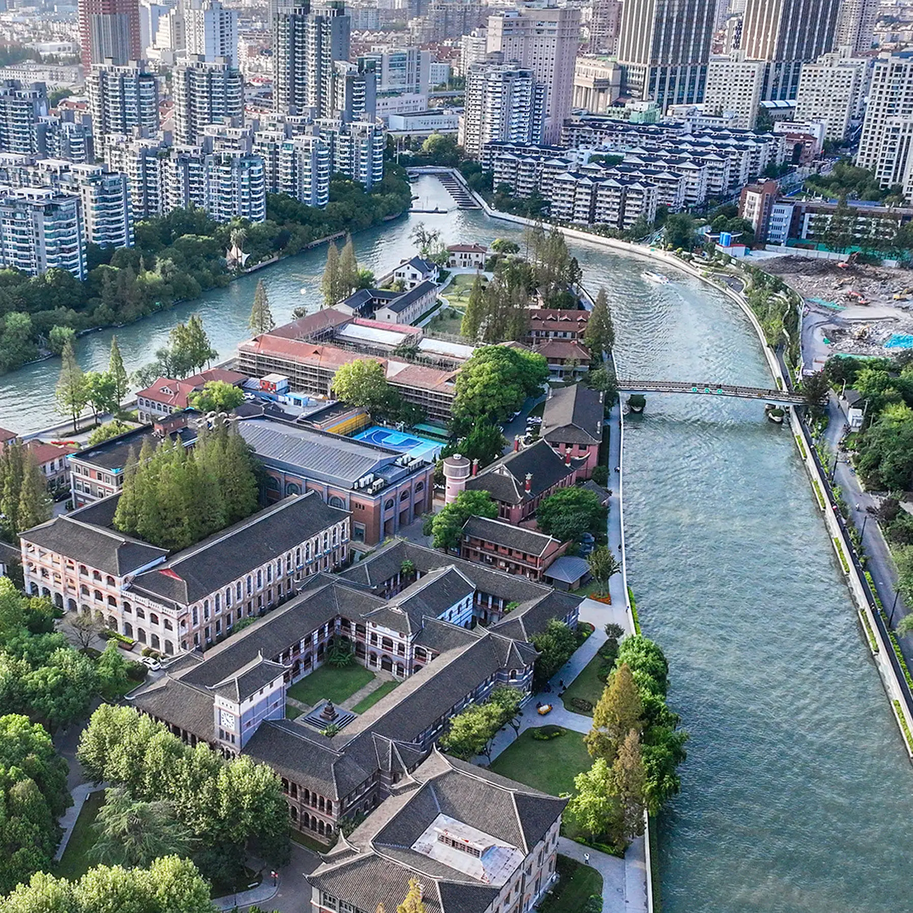苏州河与华政的故事：围墙打破后，百年校园与河流的新传奇  第3张