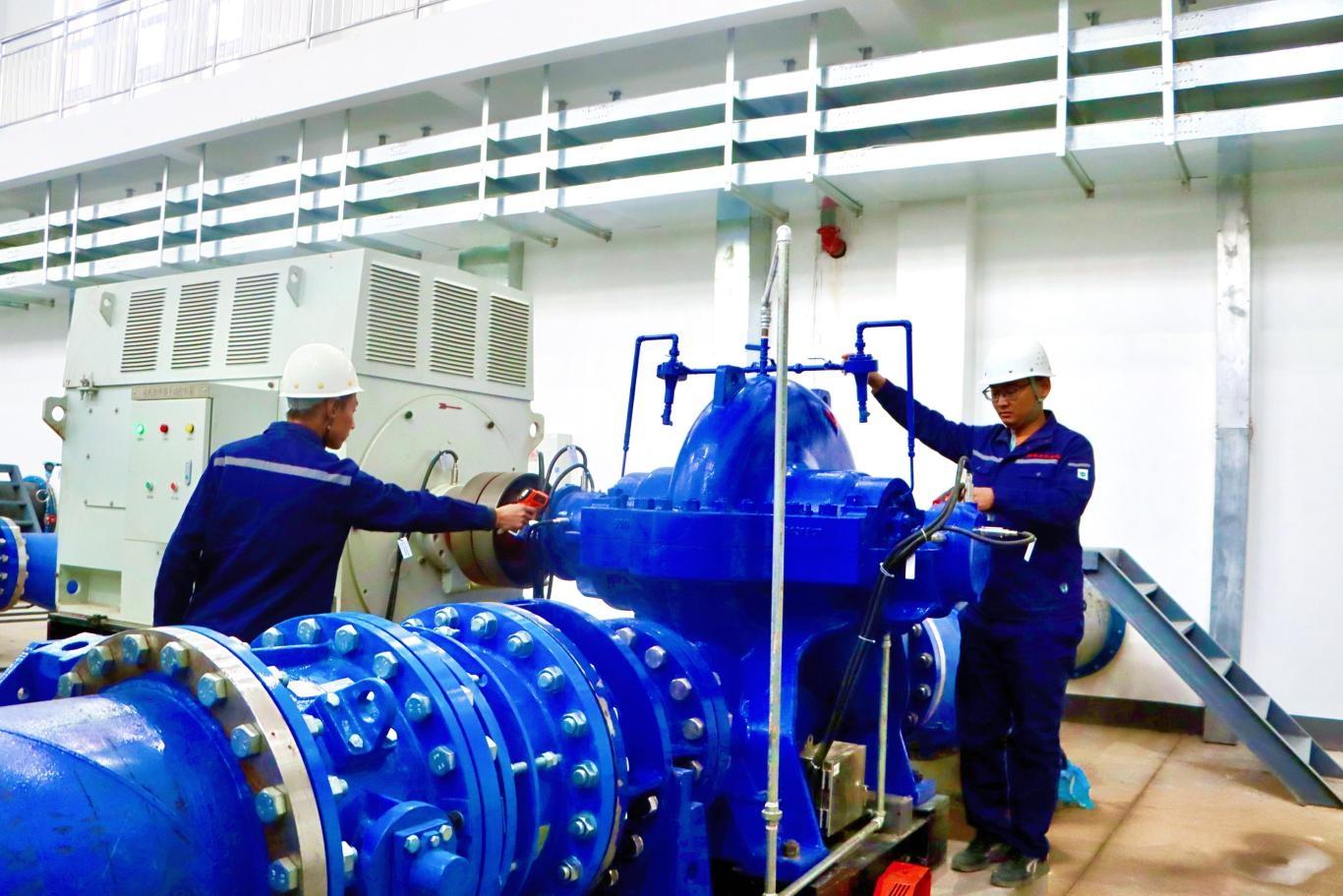 定边供水提升改建牛宋王泵站工程试通水，20 余万城乡居民用水有保障  第2张