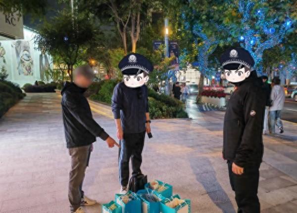 网红快闪店外现违规兜售，静安警方出手整治  第1张
