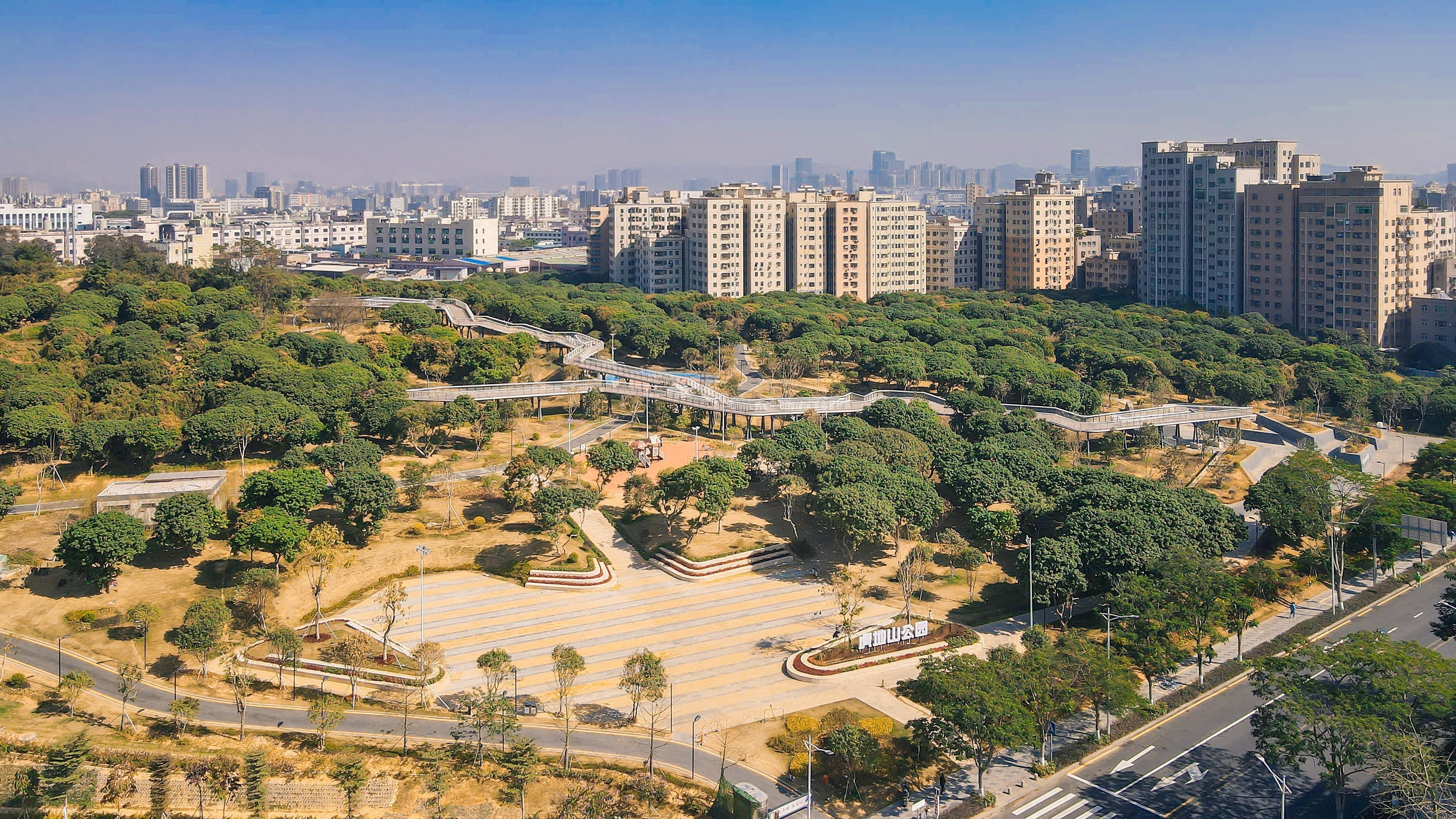 光明玉塘街道虎地山公园获评节水标杆公园，这些措施太牛了  第1张