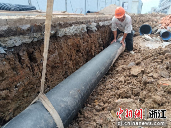 永康市南苑区块旧城改造进行中，钱江水务积极响应，以实际行动践行社会责任